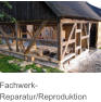 Fachwerk-Reparatur/Reproduktion