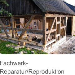 Fachwerk-Reparatur/Reproduktion