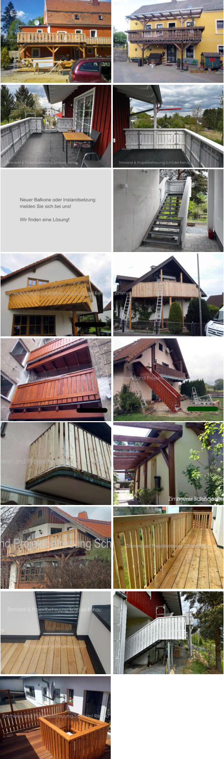 Neuer Balkone oder Instandsetzung melden Sie sich bei uns!  Wir finden eine Lösung!