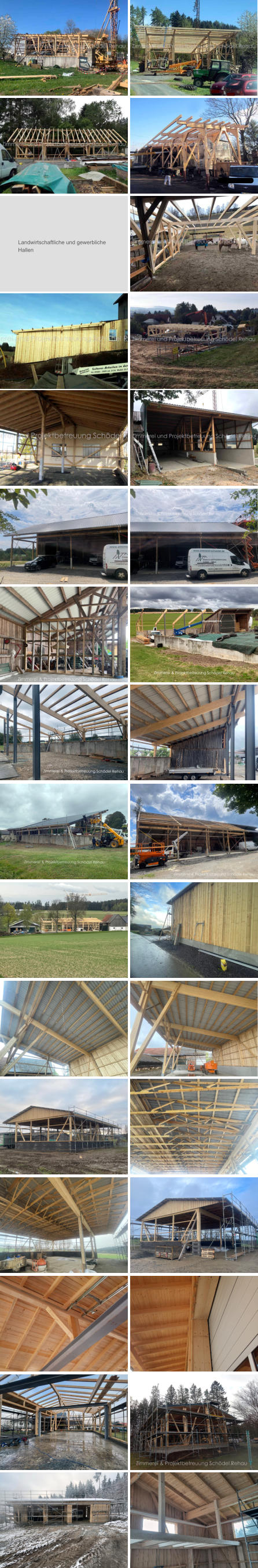 Landwirtschaftliche und gewerbliche Hallen